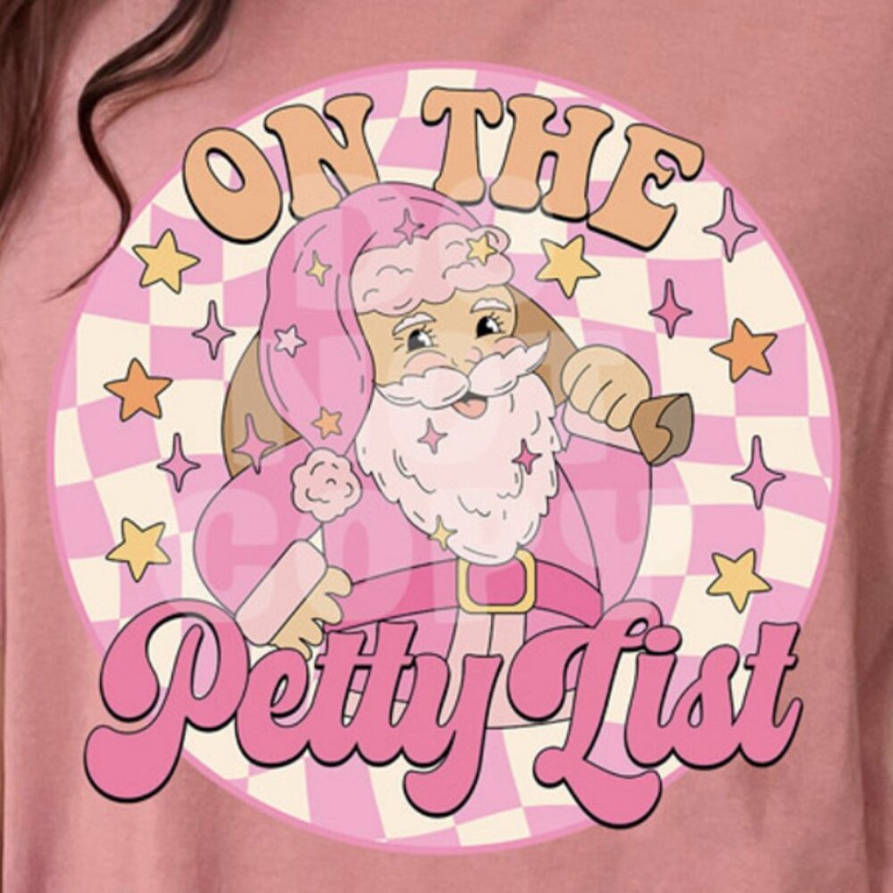 Santa Petty List Shirt - Picture 2 of 2